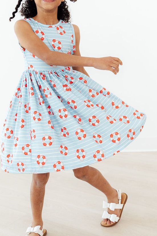 Little Lifeguard Tank Twirl Dress by Mila & Rose ®