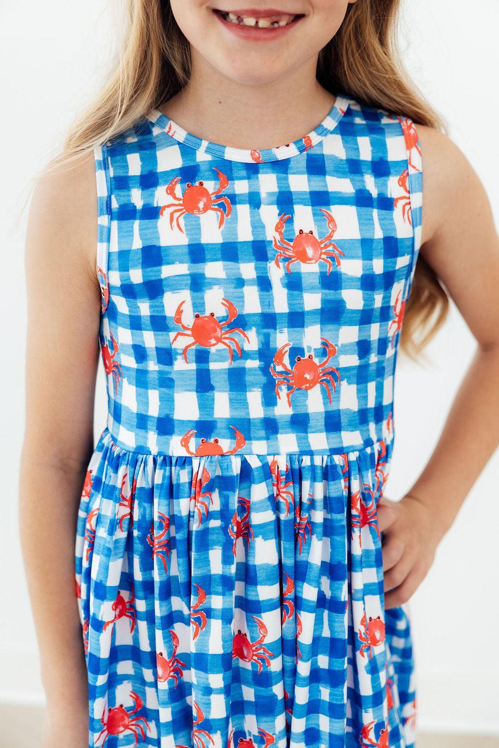 Crabby Cutie Tank Twirl Dress by Mila & Rose ®