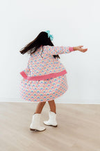 Watercolor Rainbows S/S Pocket Twirl Dress by Mila & Rose ®