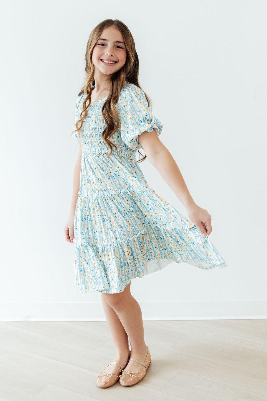 Buttercup Blooms Smocked Ruffle Dress by Mila & Rose ®