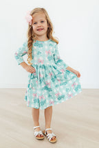 Shamrock Sweetheart 3/4 Sleeve Pocket Twirl Dress by Mila & Rose ®
