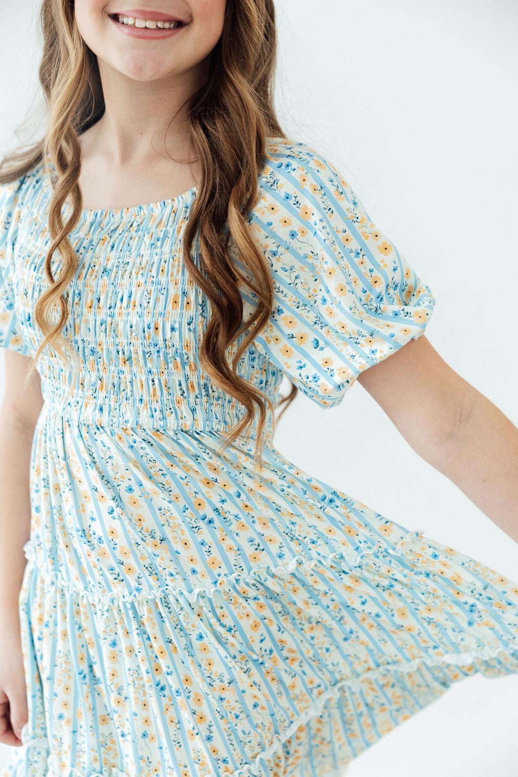 Buttercup Blooms Smocked Ruffle Dress by Mila & Rose ®