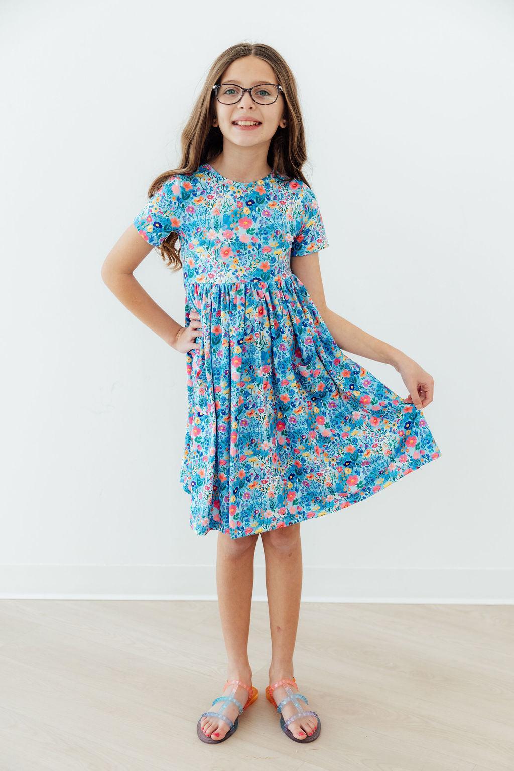 Blooming in Wonderland S/S Pocket Twirl Dress by Mila & Rose ®