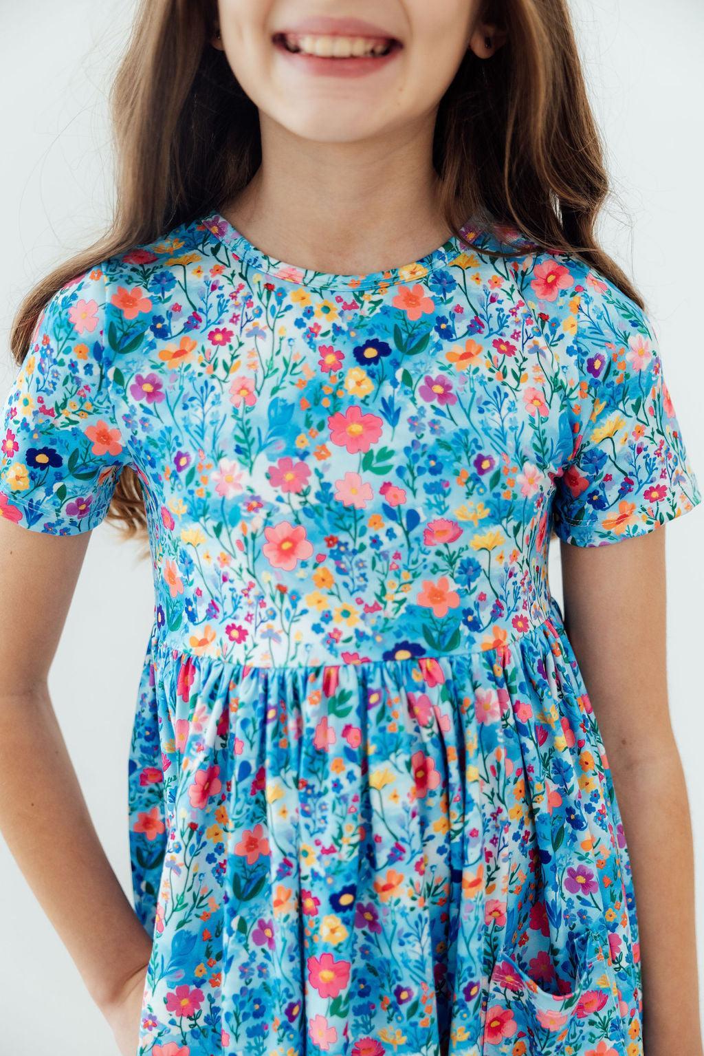 Blooming in Wonderland S/S Pocket Twirl Dress by Mila & Rose ®