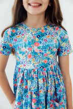 Blooming in Wonderland S/S Pocket Twirl Dress by Mila & Rose ®