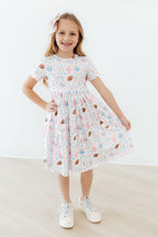 Game Day Girlie S/S Pocket Twirl Dress by Mila & Rose ®