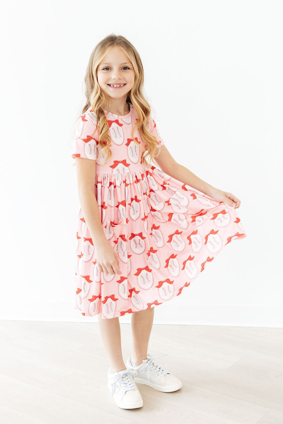 Pitcher Perfect S/S Pocket Twirl Dress by Mila & Rose ®
