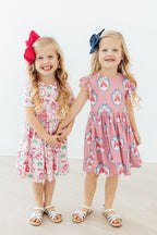 Princess & the Froggie S/S Pocket Twirl Dress by Mila & Rose ®