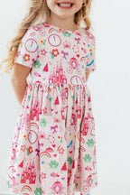 Princess & the Froggie S/S Pocket Twirl Dress by Mila & Rose ®