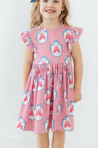 Once Upon a Castle Flutter Sleeve Twirl Dress by Mila & Rose ®