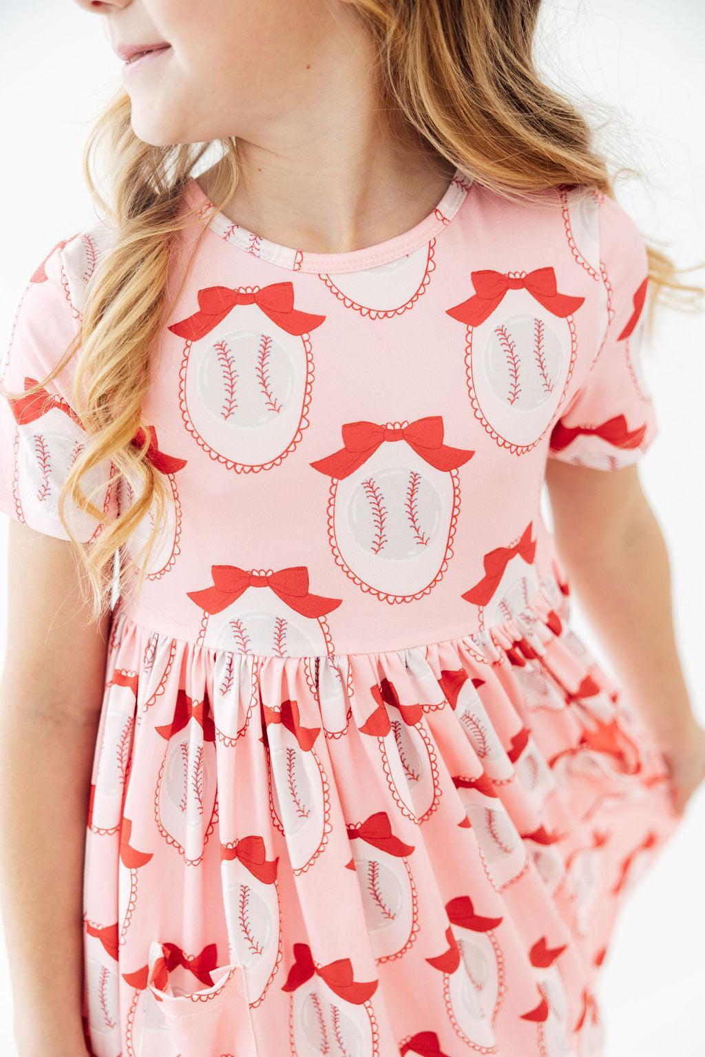Pitcher Perfect S/S Pocket Twirl Dress by Mila & Rose ®