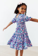 Darling Daisies Smocked Ruffle Dress by Mila & Rose ®