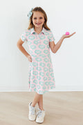 She's on the Green S/S Polo Dress by Mila & Rose ®