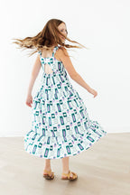 Surfer Girl Ruffle Maxi Dress by Mila & Rose ®