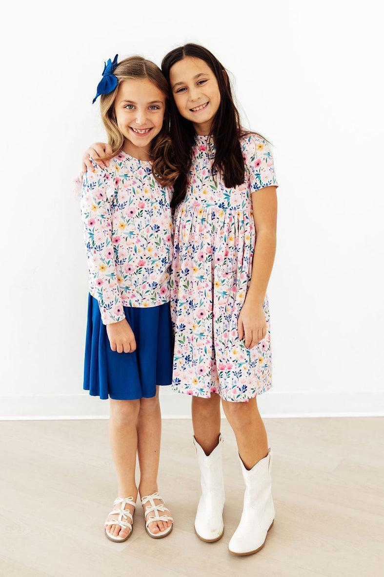 Morning Meadows S/S Pocket Twirl Dress by Mila & Rose ®