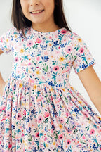 Morning Meadows S/S Pocket Twirl Dress by Mila & Rose ®