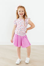 Whimsical Woods S/S Ruffle Tee by Mila & Rose ®