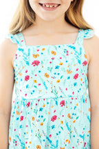 Bluebell Breeze Ruffle Maxi Dress by Mila & Rose ®