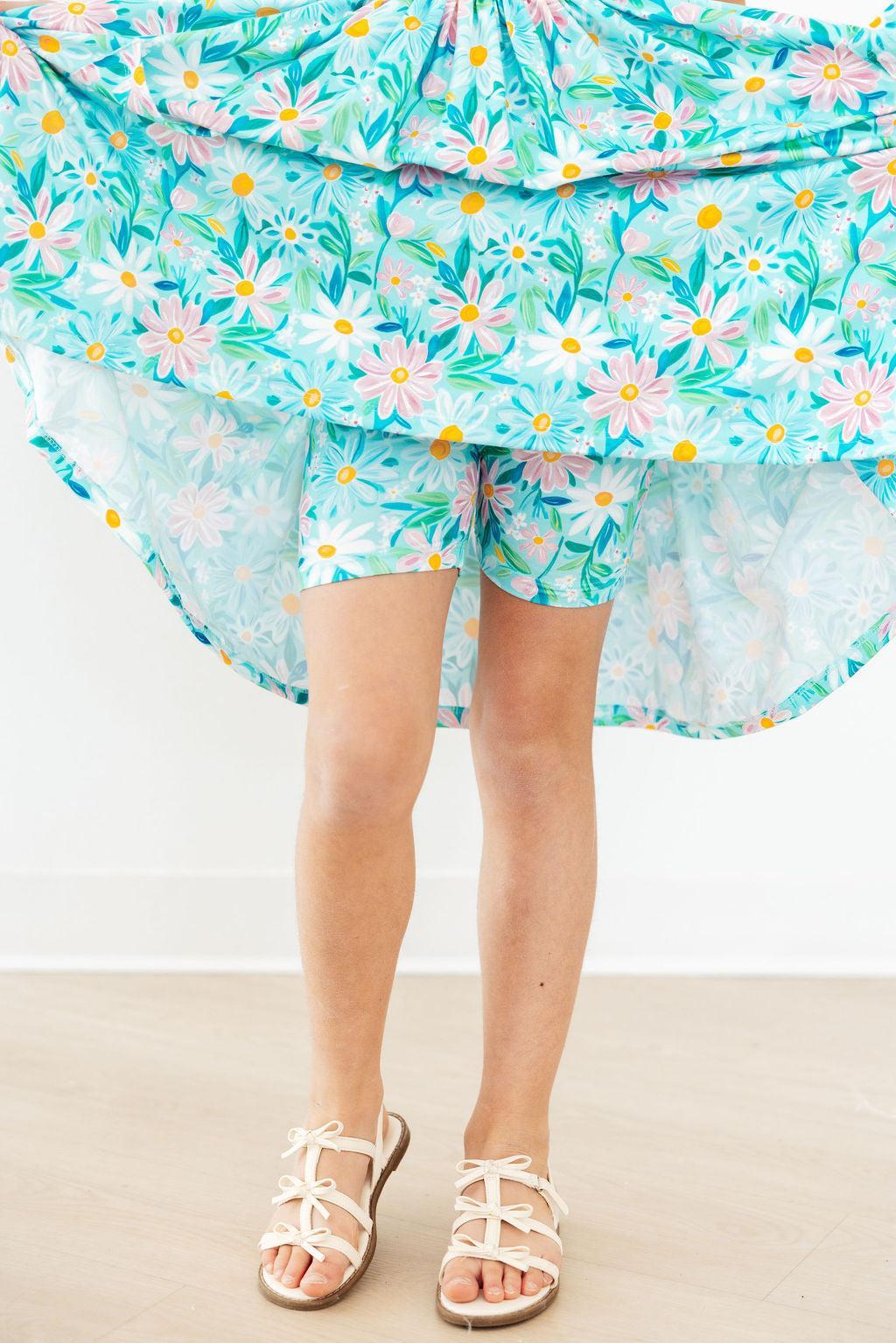 Preppy Daisies Twirl Shorts by Mila & Rose ®