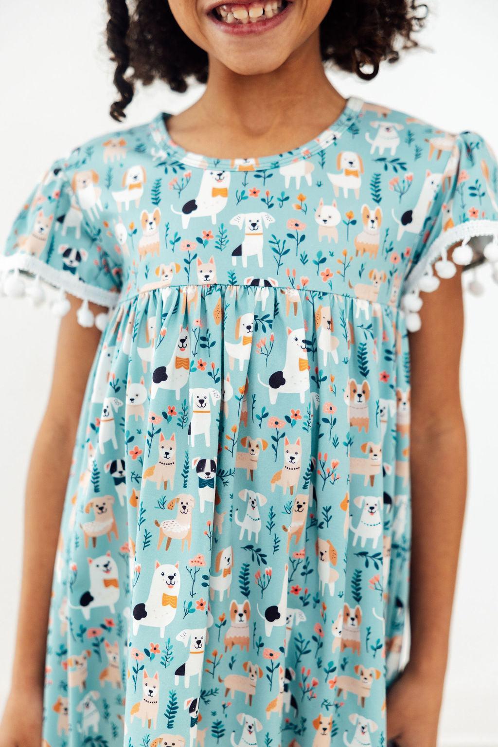 Furry Friends Pom Pom Dress by Mila & Rose ®