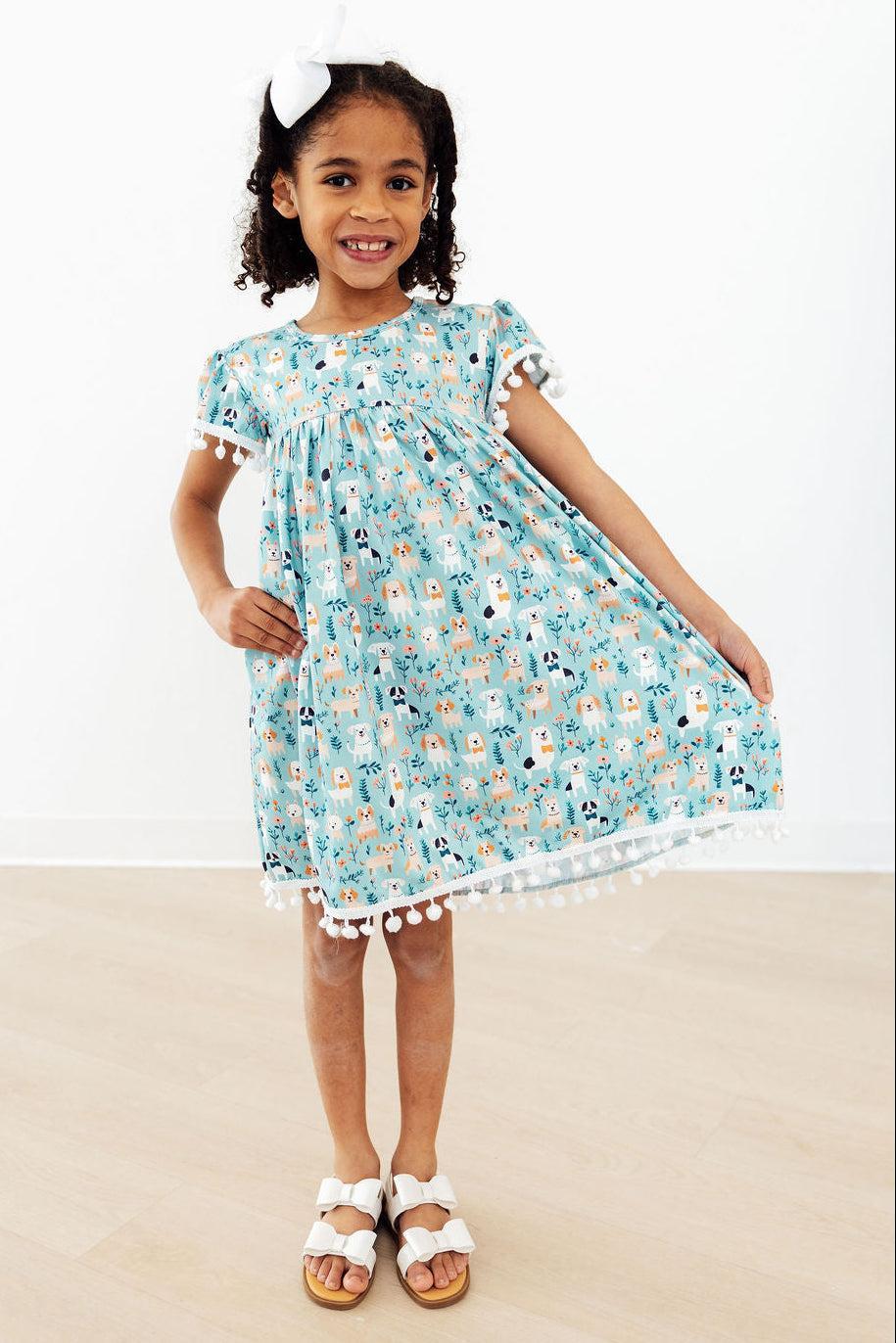 Furry Friends Pom Pom Dress by Mila & Rose ®