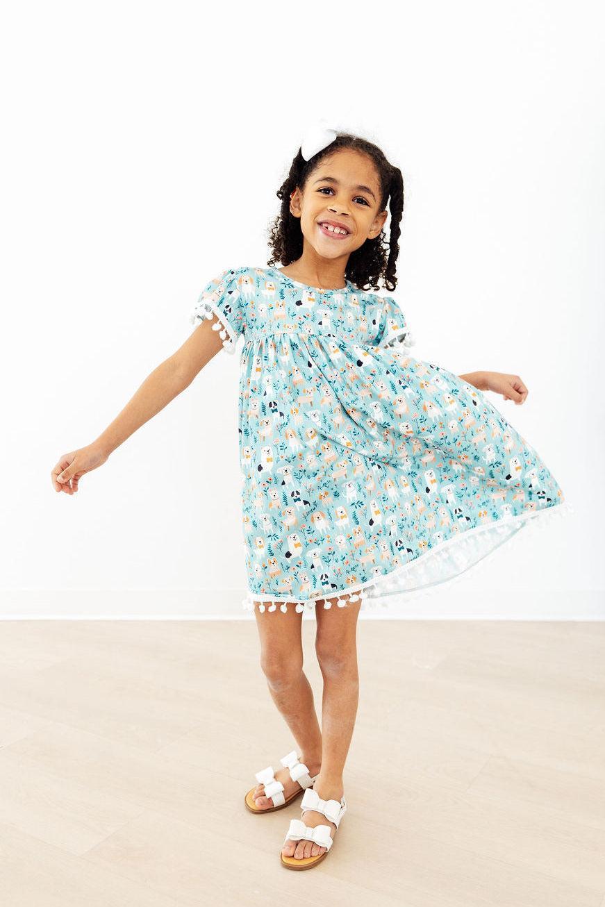 Furry Friends Pom Pom Dress by Mila & Rose ®