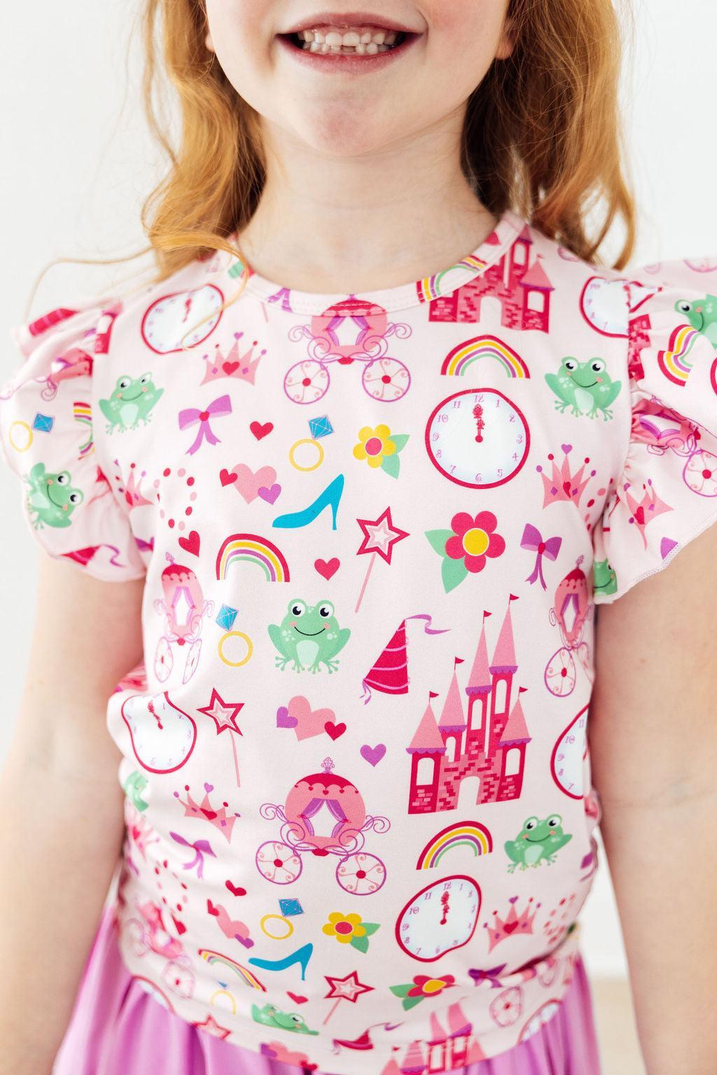 Princess & the Froggie S/S Ruffle Tee by Mila & Rose ®