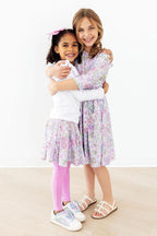 Spring Gardens 3/4 Sleeve Pocket Twirl Dress by Mila & Rose ®
