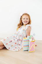 Birthday Cakes Flutter Sleeve Twirl Dress by Mila & Rose ®