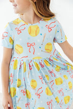 Softball Sweetie S/S Pocket Twirl Dress by Mila & Rose ®