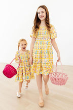 Easter Picnic Smocked Ruffle Dress by Mila & Rose ®