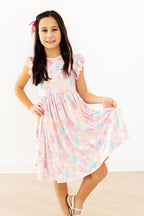 Preppy Peeps Flutter Sleeve Twirl Dress by Mila & Rose ®