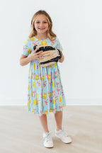 Softball Sweetie S/S Pocket Twirl Dress by Mila & Rose ®