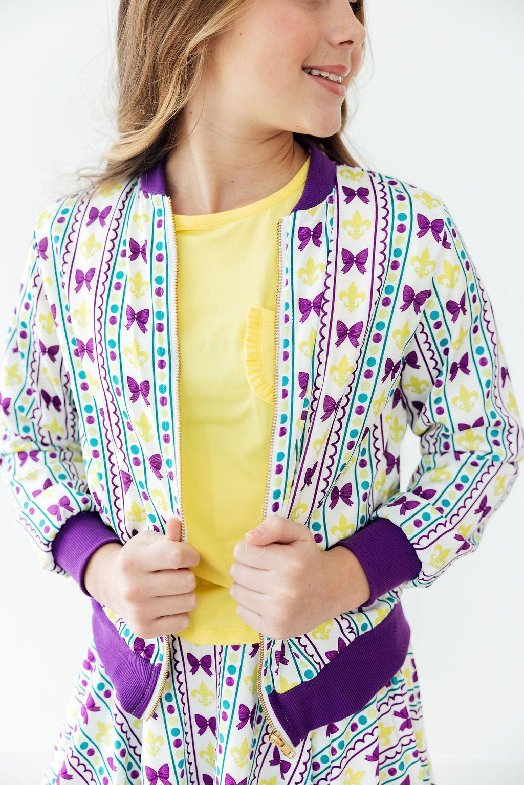 Mardi Gras Satin Jacket by Mila & Rose ®