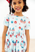 Home of the Brave S/S Pocket Twirl Dress by Mila & Rose ®