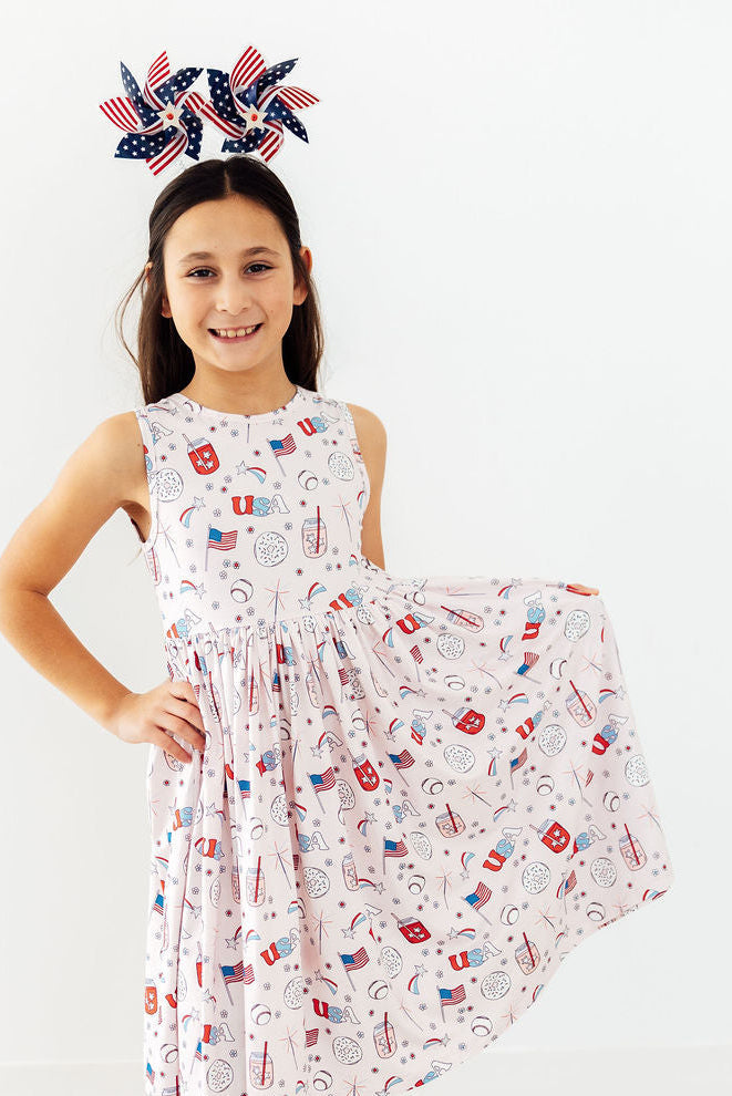 Born in the USA Tank Twirl Dress by Mila & Rose ®