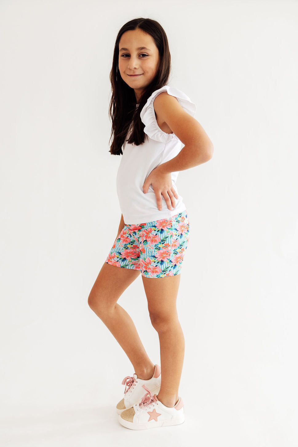 Petals in Paradise Twirl Shorts by Mila & Rose ®