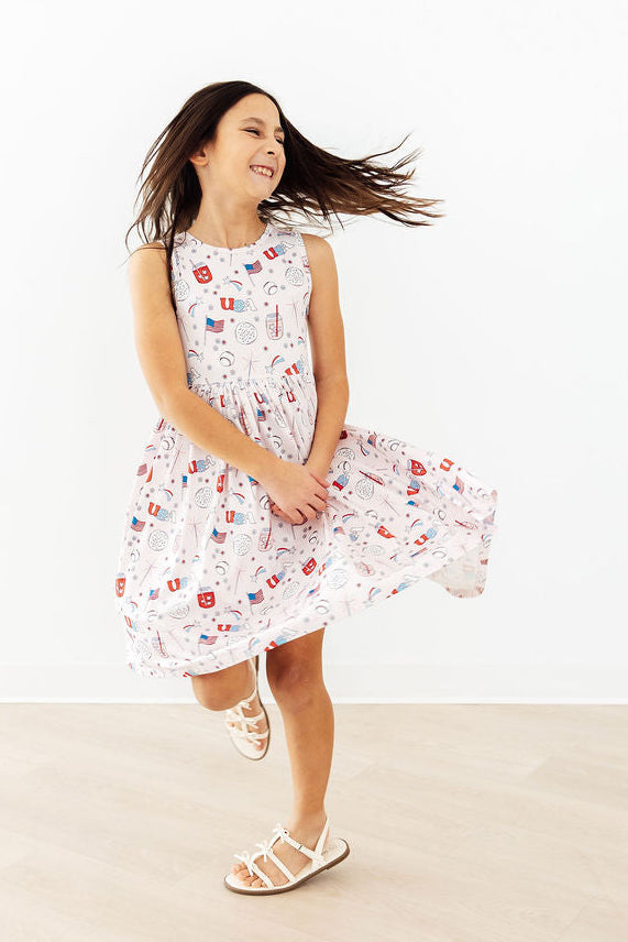 Born in the USA Tank Twirl Dress by Mila & Rose ®