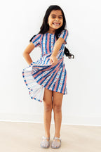 All-American Girl S/S Pocket Twirl Dress by Mila & Rose ®