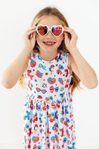 Little Miss Liberty Tank Twirl Dress by Mila & Rose ®
