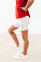 Red, White & Sweet Twirl Shorts by Mila & Rose ®