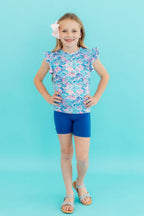 Seaside Shells S/S Ruffle Tee by Mila & Rose ®