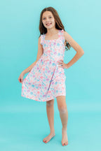 Mermaid Tails Ruffle Cross Back Dress by Mila & Rose ®