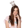 Mini Silver Crown by Dress Up America