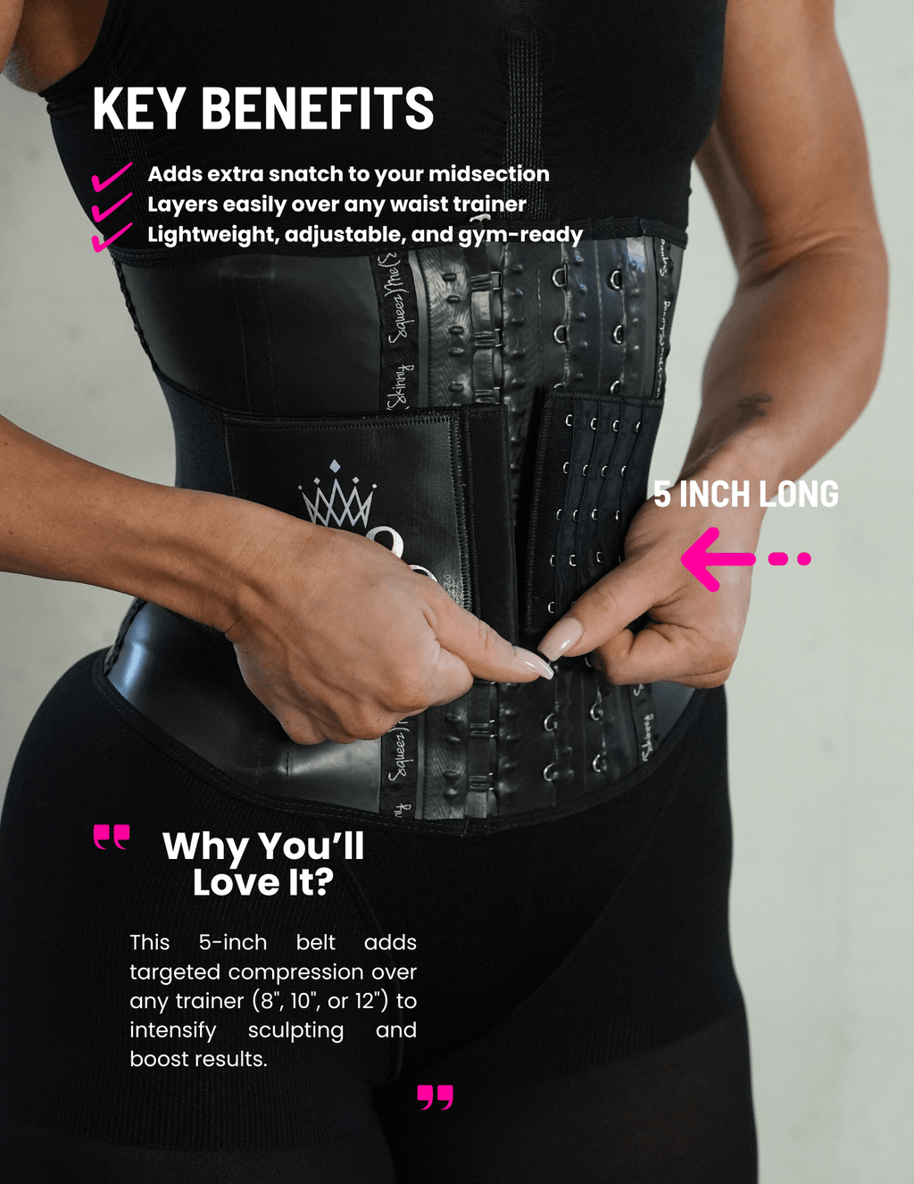 MINI SQUEEZ BELT – Double the Compression, Double the Curves! by SqueezMeSkinny