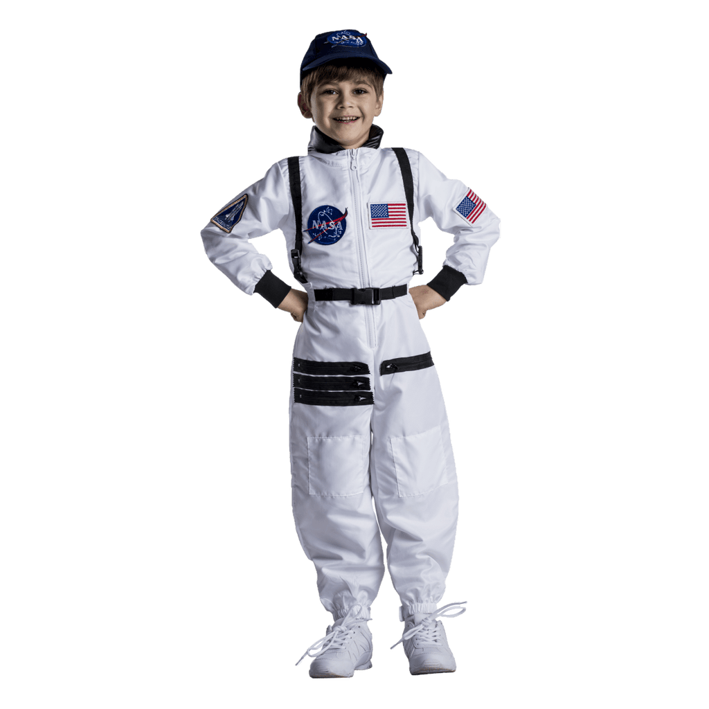 NASA Astronaut Costume White - Kids by Dress Up America