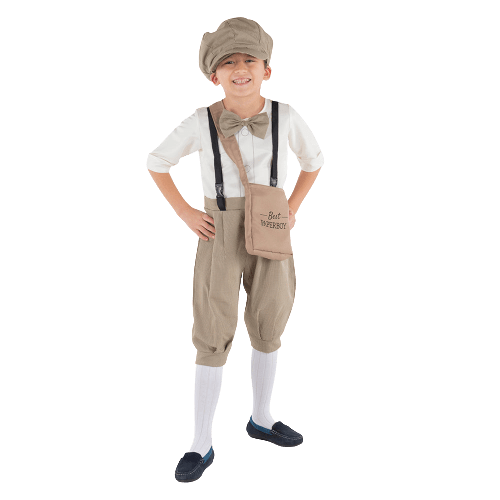 News Boy Costume - Kids by Dress Up America