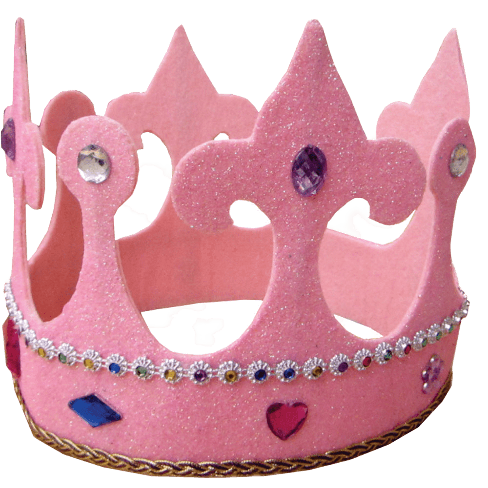 Pink Princess High Crown - Kids by Dress Up America