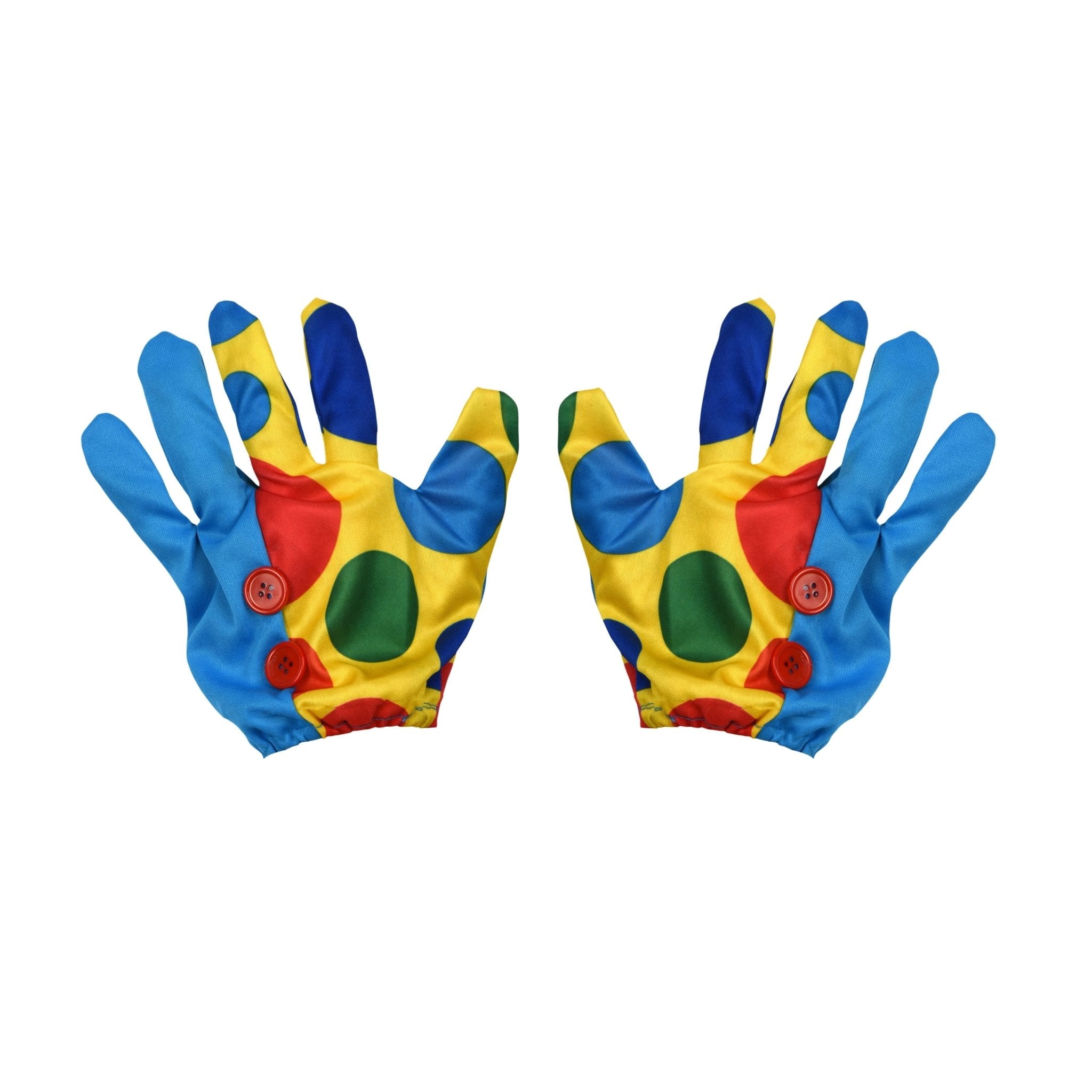 Polka Dot Clown Gloves by Dress Up America