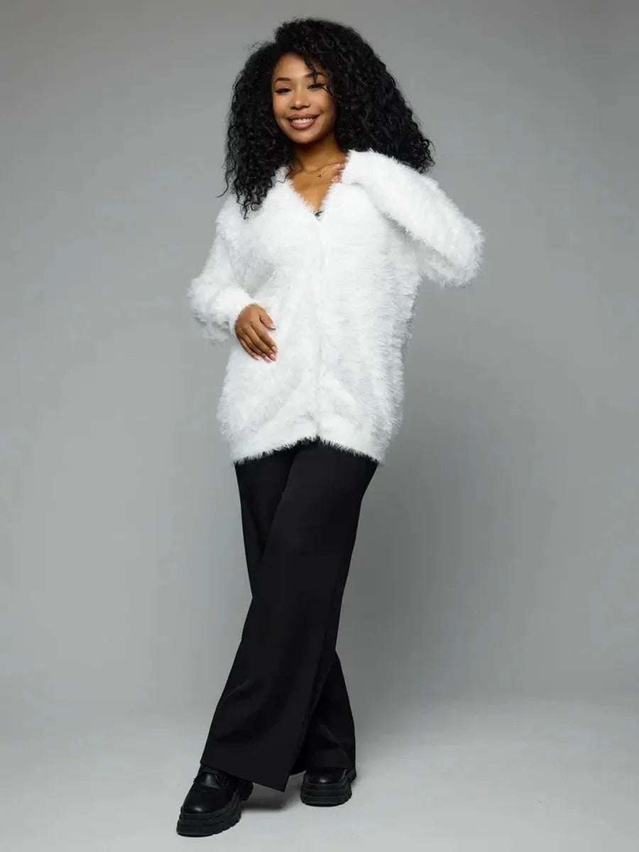 Cozy Priya Loose V-neck Sweater - Fall Essential by Celidior